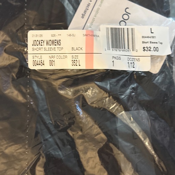 Jockey Black short sleeve T-Shirt - Picture 3 of 4